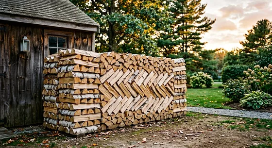 Укладка дров в Талдоме, улица Речная, 19